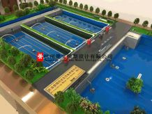 循環水生態魚養殖系統沙盤模型